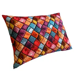 روبالشی مخمل طرح استون کد 14549