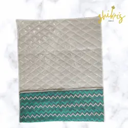 نم‌گیر ظروف طرح زیگ‌زاگ سبز کد8820