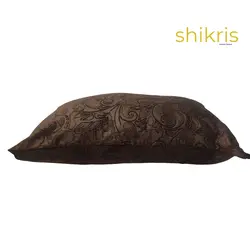 روبالشی مخمل قهوه ای سوخته  کد11268