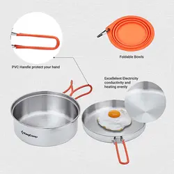 ست ظروف آشپزی مسافرتی کینگ کمپ مدل KA2007