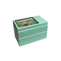 ظرف غذا مسافرتی 2 تکه قاشق دار مدل Beautiful Life