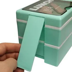 ظرف غذا مسافرتی 2 تکه قاشق دار مدل Beautiful Life