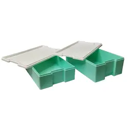 ظرف غذا مسافرتی 2 تکه قاشق دار مدل Beautiful Life