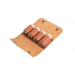 ست جا ادویه ای مسافرتی هپی کمپ مدل 46804 با کاور چرمی