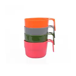 ست لیوان مسافرتی 2 عددی لایف کمپ مدل 45822