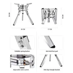 اجاق کوهنوردی تاشو شلنگ دار اسنوهاک مدل B16-A