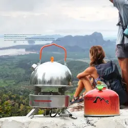 اجاق گاز کوهنوردی تاشو شلنگ دار BRS-10