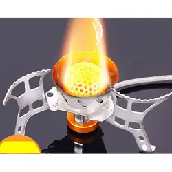 سرشعله کوهنوردی تاشو شلنگ دار گرد با فندک