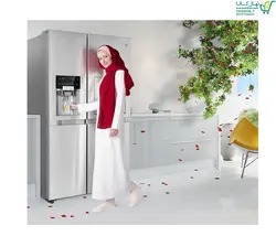 ساید بای ساید دوو سری پرایم 35 فوت مدل DS-3730mw سفید متالیک
