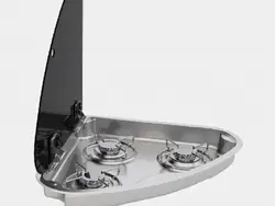 اجاق گاز کنج کمپر 3 شعله چپ