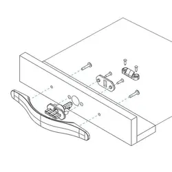 دستگیره مخصوص کمپر Aj004