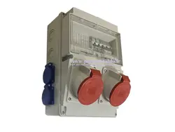 جعبه پریز کارگاهی تک و سه فاز (IP66) آمپراژ 32 آمپر (PARSA)