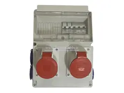 جعبه پریز کارگاهی تک و سه فاز (IP66) آمپراژ 32 آمپر (PARSA)