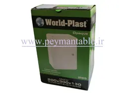 تابلوی پلاستیکی (ABS) درب مات (13*30*20) World-Plast