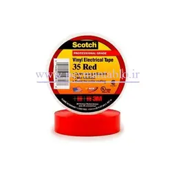 نوار چسب برق 3M Scotch 35 آمریکا (اصلی) رنگی