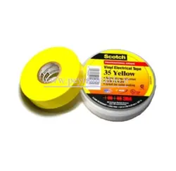 نوار چسب برق 3M Scotch 35 آمریکا (اصلی) رنگی