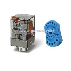 رله چهار گوش 230 ولت AC سه کنتاکت (Finder(60.13