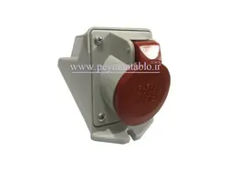 نر و مادگی چهار شاخ (سه فاز + ارت) 16 آمپر دیواری - سیار (PARSA)