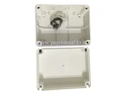 جعبه تقسیم برق (درب پیچ خور) پلاستیکی  10*17*24