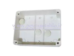 جعبه تقسیم برق (درب پیچ خور) پلاستیکی  10*17*24