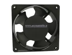 فن تابلویی 110 ولت AC به ابعاد (12*12) (عرض 3.8) Comnowlaeth