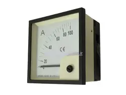 آمپرمتر تکی (1000-0) آمپر آنالوگ عقربه ای(ابعاد 96 * 96) BEW