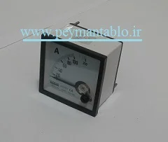 آمپرمتر تکی در آمپر های 20،40،50،100 آنالوگ عقربه ای (72* 72) BEW