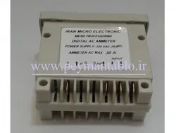 آمپر متر مستقیم AC دیجیتال 30 آمپری Micro Max Electronic