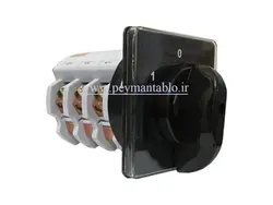 کلید سلکتور (گردان) سه فاز ، دو طرفه ،100 آمپر ، KAVEH