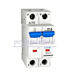 کلید مینیاتوری جریان مستقیم (DC) دو پل در آمپر های 6 تا 40 Schrack