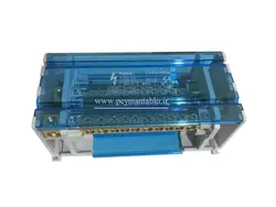 جعبه (باکس) باسبار سه فاز (سه فاز و نول) 12 پیچ 160 آمپر BLOX(NSC)