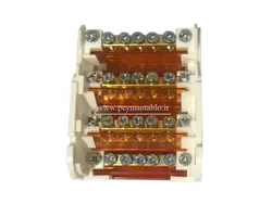 جعبه (باکس) باسبار سه فاز (سه فاز و نول) 7 پیچ RST