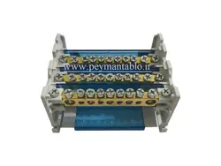 جعبه (باکس) باسبار سه فاز (سه فاز و نول) 11 پیچ  BLOX (NSC)