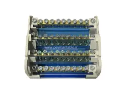 جعبه (باکس) باسبار سه فاز (سه فاز و نول) 11 پیچ windank