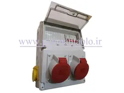 جعبه پریز کارگاهی تک و سه فاز (IP66) آمپراژ 32 آمپر (PARSA)