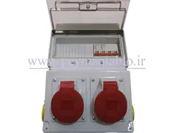 جعبه پریز کارگاهی تک و سه فاز (IP66) آمپراژ 32 آمپر (PARSA)