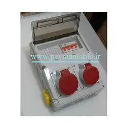 جعبه پریز کارگاهی تک و سه فاز (IP66) آمپراژ 32 آمپر (PARSA)