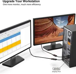 تبدیل Display Port به HDMI بافو مدل BF-2662