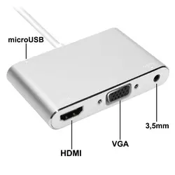 مبدل USB به HDMI / VGA مدل P88