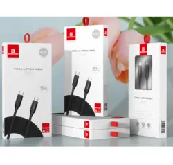 کابل شارژ تایپ سی به لایتنینگ بیبوشی مدل BIBOSHI USB-C To Lightninig Cable A12