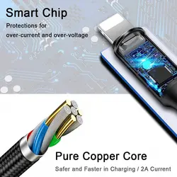 کابل شارژ سه سر بیبوشی مدل BIBOSHI USB To Type-C/Micro USB/Lightning Cable A17