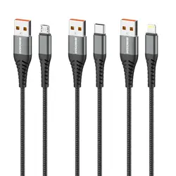 کابل شارژ میکرو یو اس بی بیبوشی مدل Biboshi Micro USB Cable A25