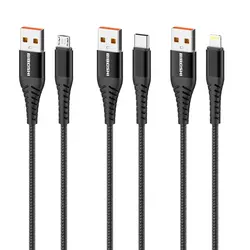 کابل شارژ میکرو یو اس بی بیبوشی مدل Biboshi Micro USB Cable A25