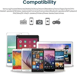 کابل شارژ میکرو یو اس بی بیبوشی مدل Biboshi Micro USB Cable A25