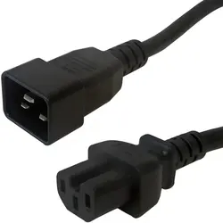 کابل برق بک تو بک (3x1.5 mm) بافو مدل C20-C15 طول 2 متر