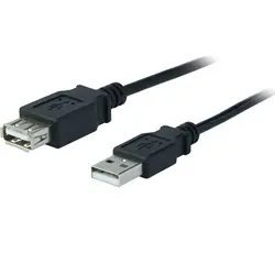 کابل افزایش طول USB2.0 به طول 60 سانتی متر وی نت مدل V-CUE20006