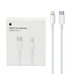 کابل تبدیل USB-C به لایتنینگ اپل طول 1 متر اورجینال اپل Apple USB-C To Lightning Cable