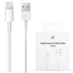 کابل تبدیل USB به لایتنینگ اورجینال اپل طول Apple Lightning to USB Cable 1m