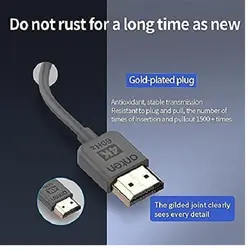 کابل HDMI ورژن 2.0 اونتن با طول 1.5 متر مدل Onten HDMI v2.0 Cable 4K HD161