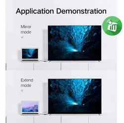 کابل تبدیل DP نری  به HDMI  اونتن مدل OTN-DP303